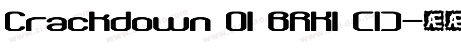 Crackdown O1 BRK1 (1)字体转换